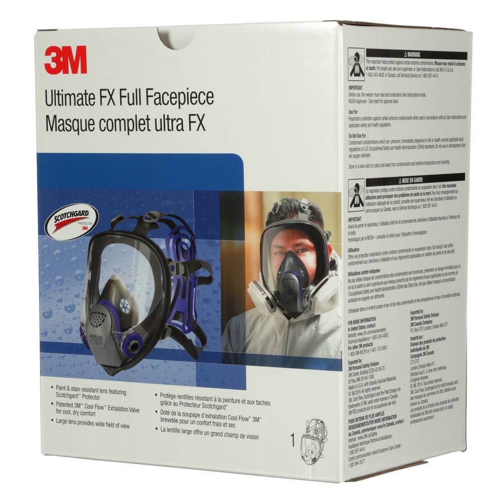 3M FF-403 Ultimate FX Full Facepiece Reusable Respirator Large
