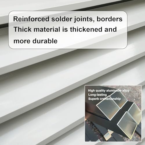 Outdoor air conditioner cover, Air conditioning protection grille, Anti-Theft Sturdy Aluminum AC Covers, fence to hide air conditioner, Applicable to air conditioner outdoor unit