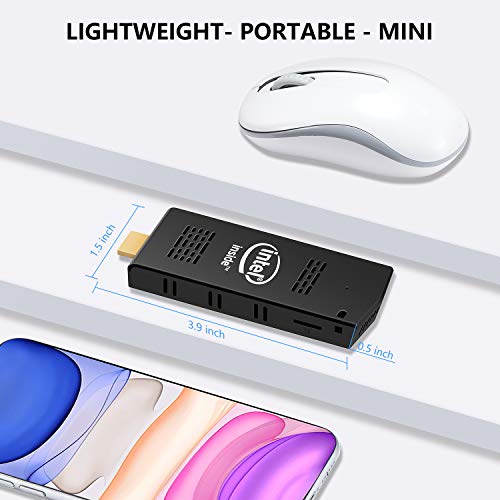 PC Stick Mini Computer Stick with Intel Atom Z8350 & Windows 10 Pro 4GB RAM 64GB ROM Support 4K HD,Dual Band WiFi 2.4G/5G, Bluetooh 4.2,Support Auto-On After Power Failure