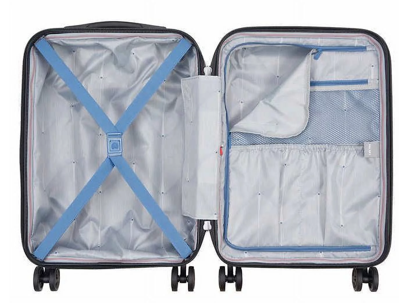 Delsey Paris 2-Piece Hardside Spinner Luggage Set Graphite/Black
