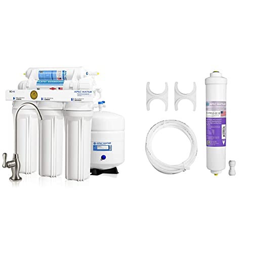 APEC Water Systems Ultimate RO-Hi Top Tier Supreme Certified High Output Fast Flow Ultra Safe Reverse Osmosis Drinking Water Filter System, 90 GPD