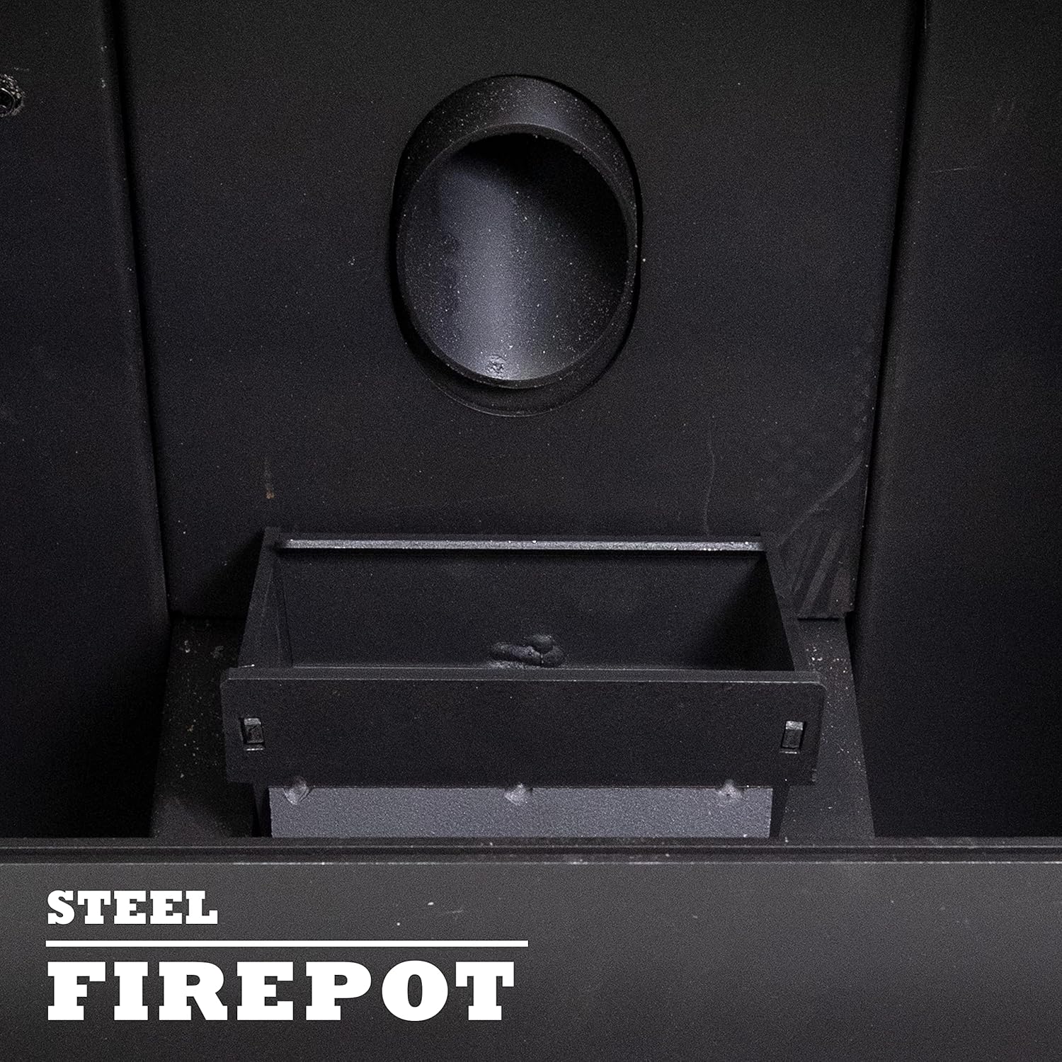 PS60W-CIW Medium Pellet Stove, WiFi Enabled, One Size, Black