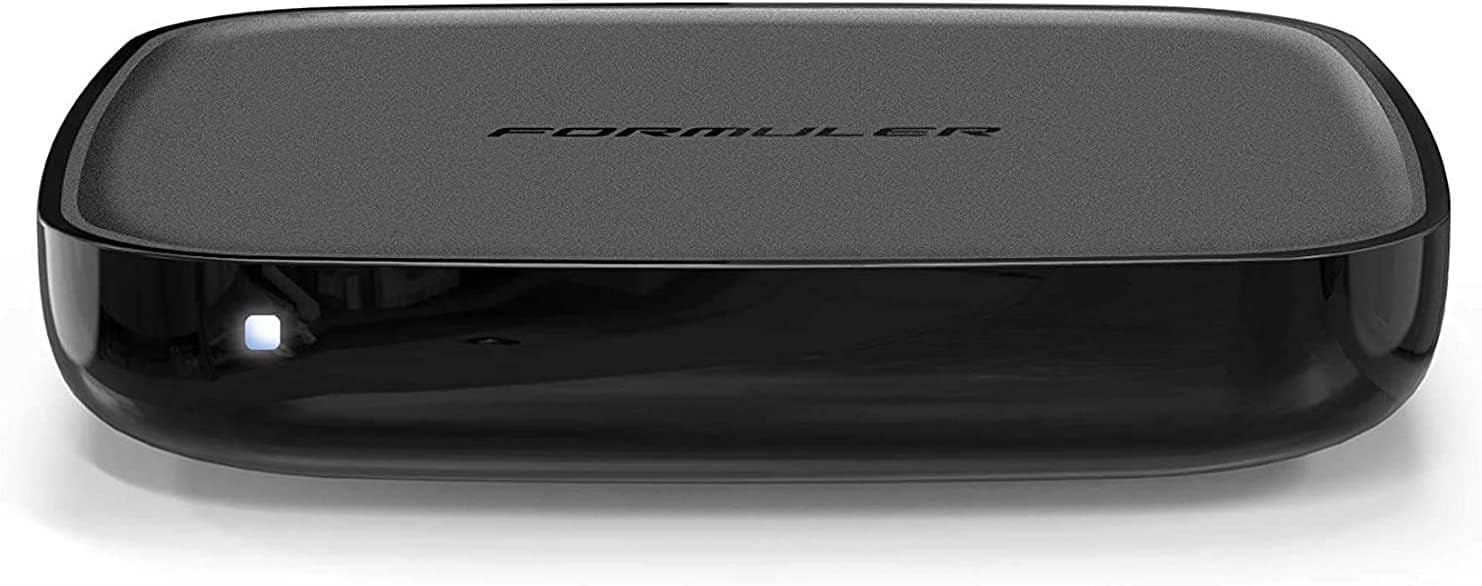 Formuler GTV Certified Android Tv OS 9.0 with Real Bluetooth Voice Remote Control + Bonus USB Type C to Lightning Cable