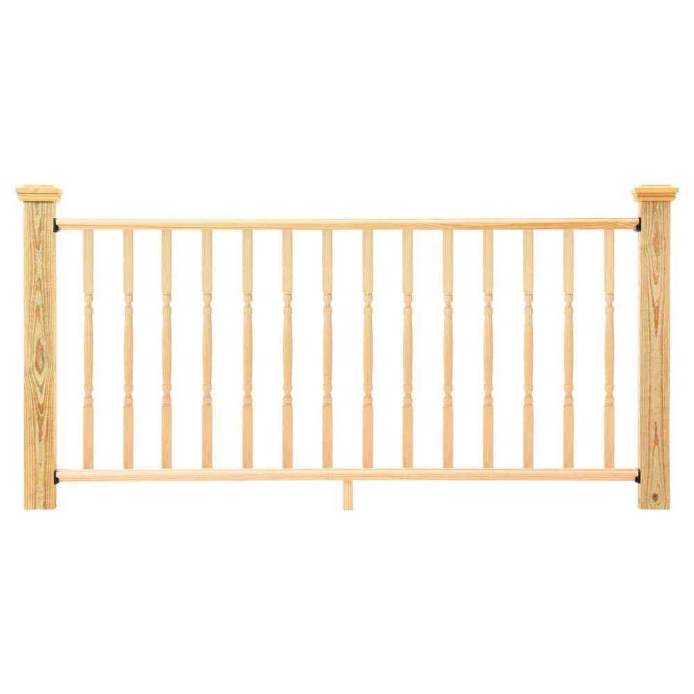 ProWood 6 ft. Southern Yellow Pine Routed Rail Kit with SE Spindles - Shop Hardware Tools Online Store