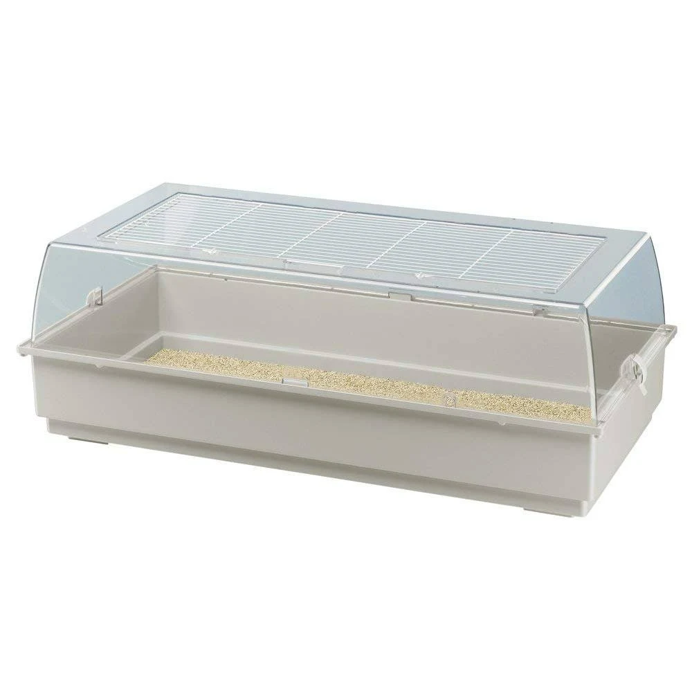 Ferplast Maxi Duna Multy Guinea Pig and Rabbit Cage, 99 x 51.5 x 36 cm, Grey