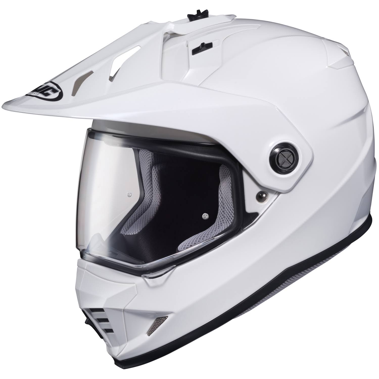 HJC DS-X1 Solid Helmet (Medium, White)