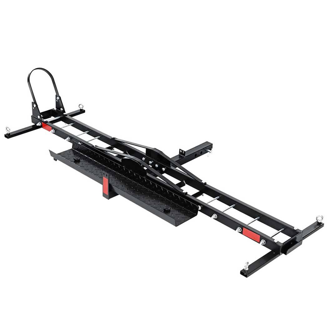 Motorcycle Carrier 2 Arms Rack Ramp Motorbike Dirt Bike 2x22Hitch Towbar