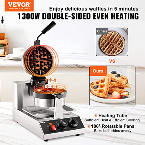 VEVOR Commercial Waffle Maker