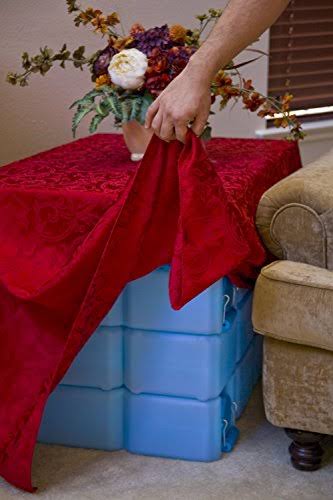 WaterBrick - Emergency Water and Food Storage Containers - 8 Pack Blue