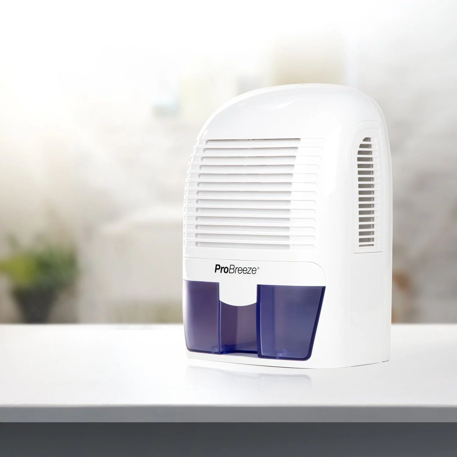 Pro Breeze PB-03-US Electric Mini Dehumidifier, 2200 Cubic Feet, Compact and Portable for Damp Air, Mold, Moisture in Home, Kitchen, Bedroom, Basement, Caravan, Office, Garage
