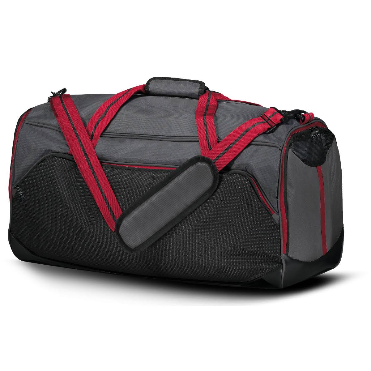 Holloway 229432 Rivalry Backpack Duffel Bag - Carbon Black Scarlet, Os