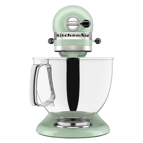 KitchenAid Artisan Series 5 Quart Tilt Head Stand Mixer with Pouring Shield KSM150PS, Removable bowl, Aqua Sky