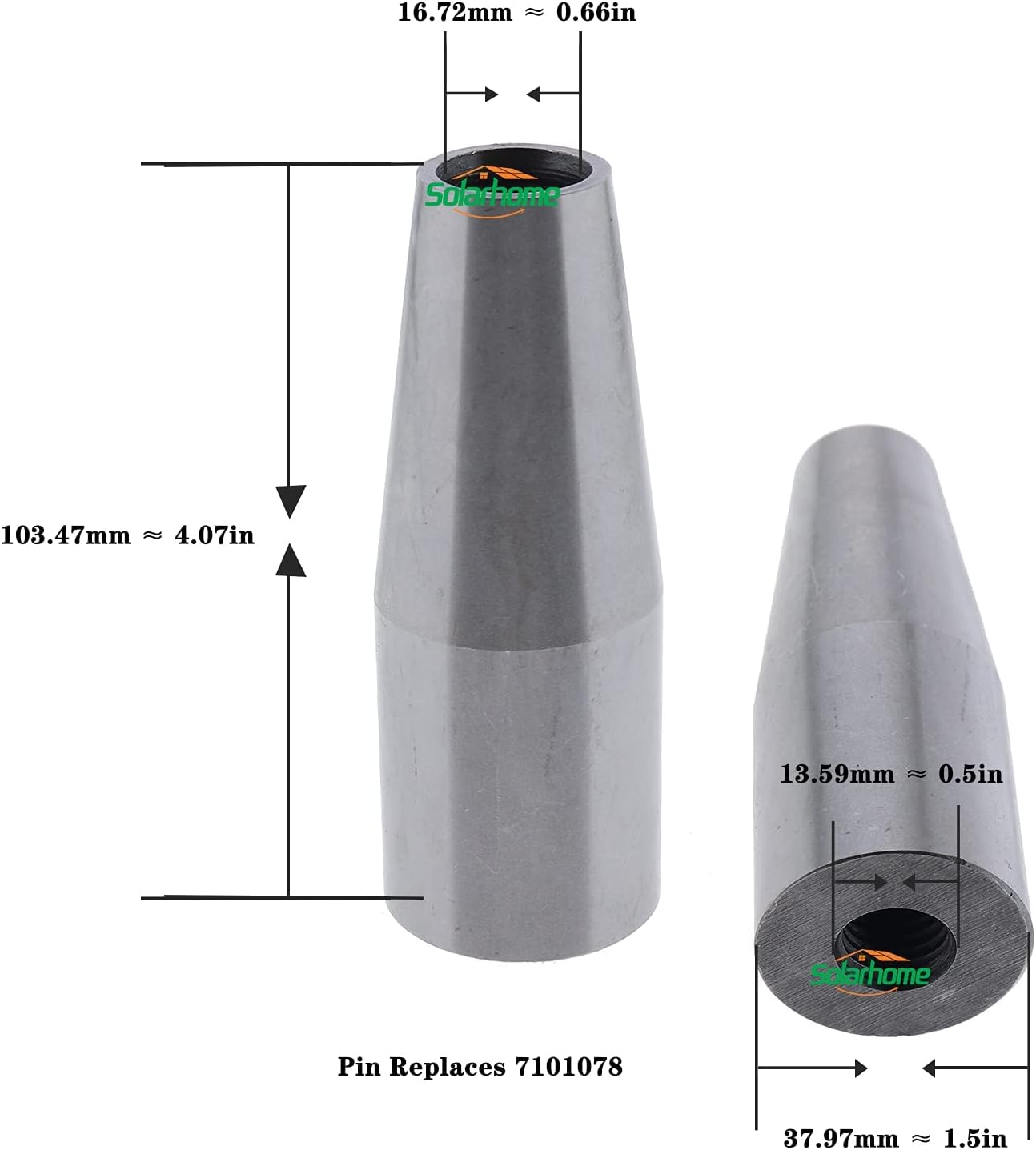 Solarhome Pin Bushing Kit 7101078 6732443 6805453 6651709 6577954 6730997 17C660 for Bobcat Skid Steer Loader T180 T190 S150 S160 S175 S185 773