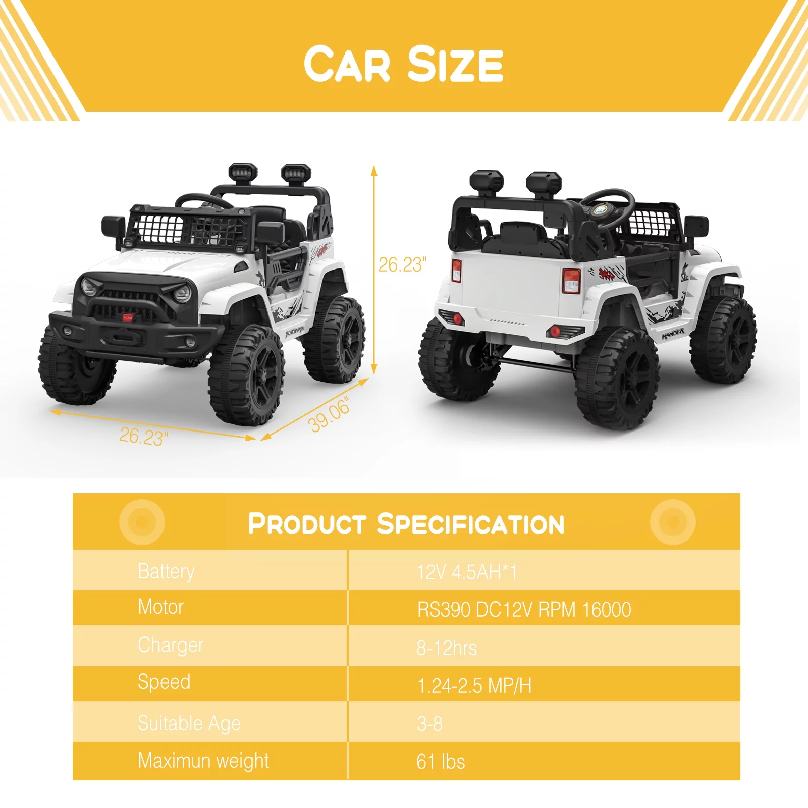 Sakiyrr 2-Seater Kids Ride on Car with Remote Control, 24V Electric Vehicle Toy with Storage Space, Red