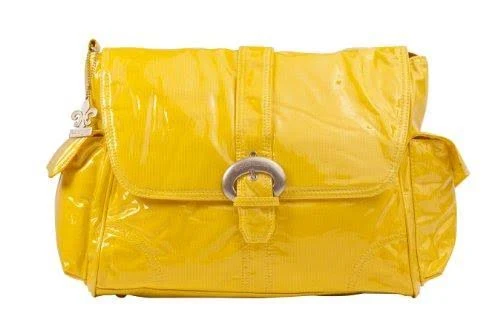 Kalencom Cobalt Paisley Laminated Buckle Diaper Bag