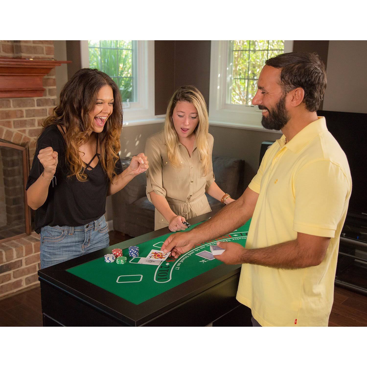 Carmelli NG1136M Monte Carlo 4-in-1 Casino Game Table