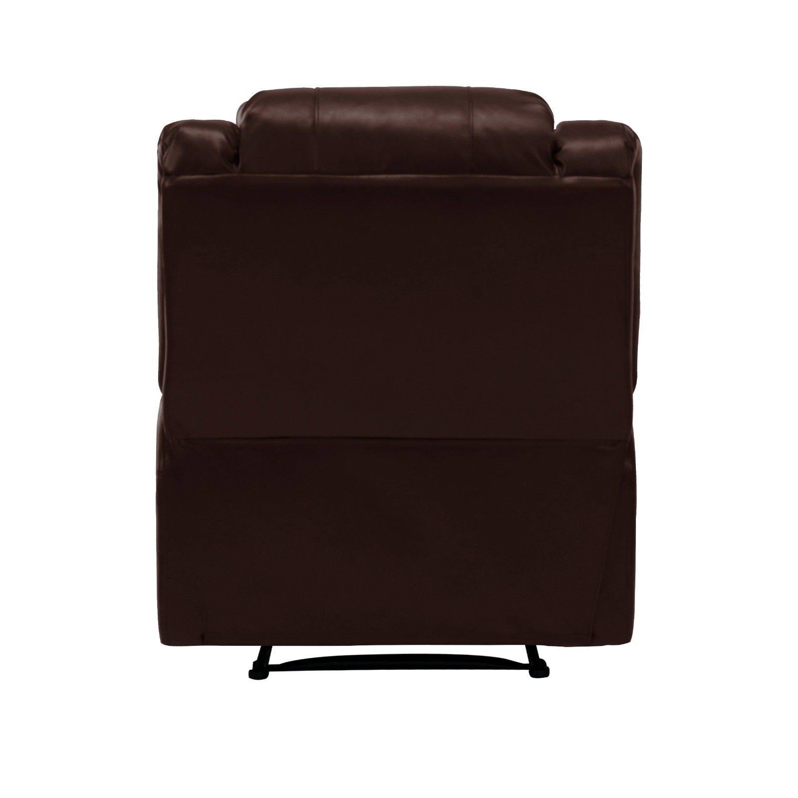 RecPro Charles 30x22 RV ZWR Zero Wall Recliner Chair Mahogany RV Furniture