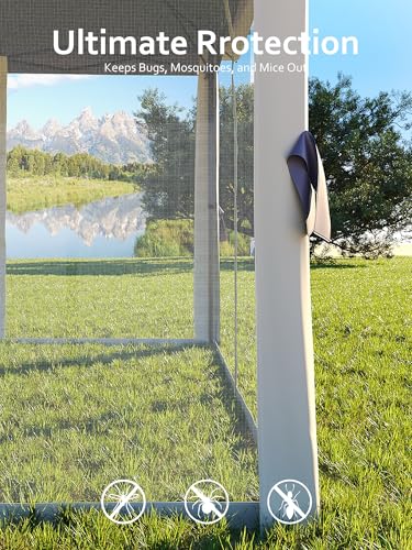 11x11 Pop Up Gazebo Tent with Mosquito Netting, Outdoor Canopy Shelter Easy Setup, Water & UV Resistant - Khaki