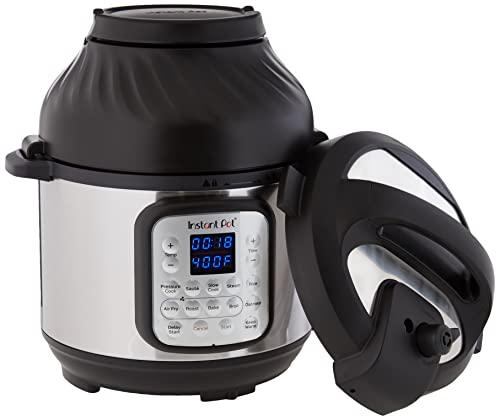 Instant Stainless Steel Duo Crisp Programmable Outer Lid Automatic pressure cooker