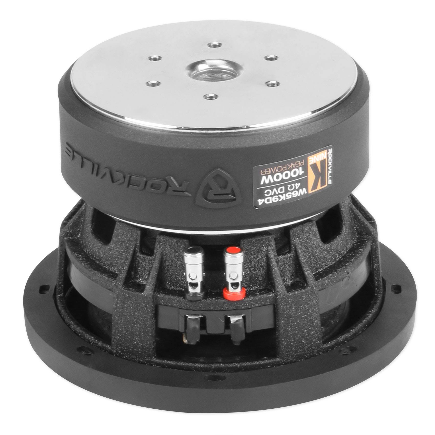 Rockville W65k9d4 6.5x22 1000W Car Audio Subwoofer Dual 4-Ohm SUB CEA Compliant