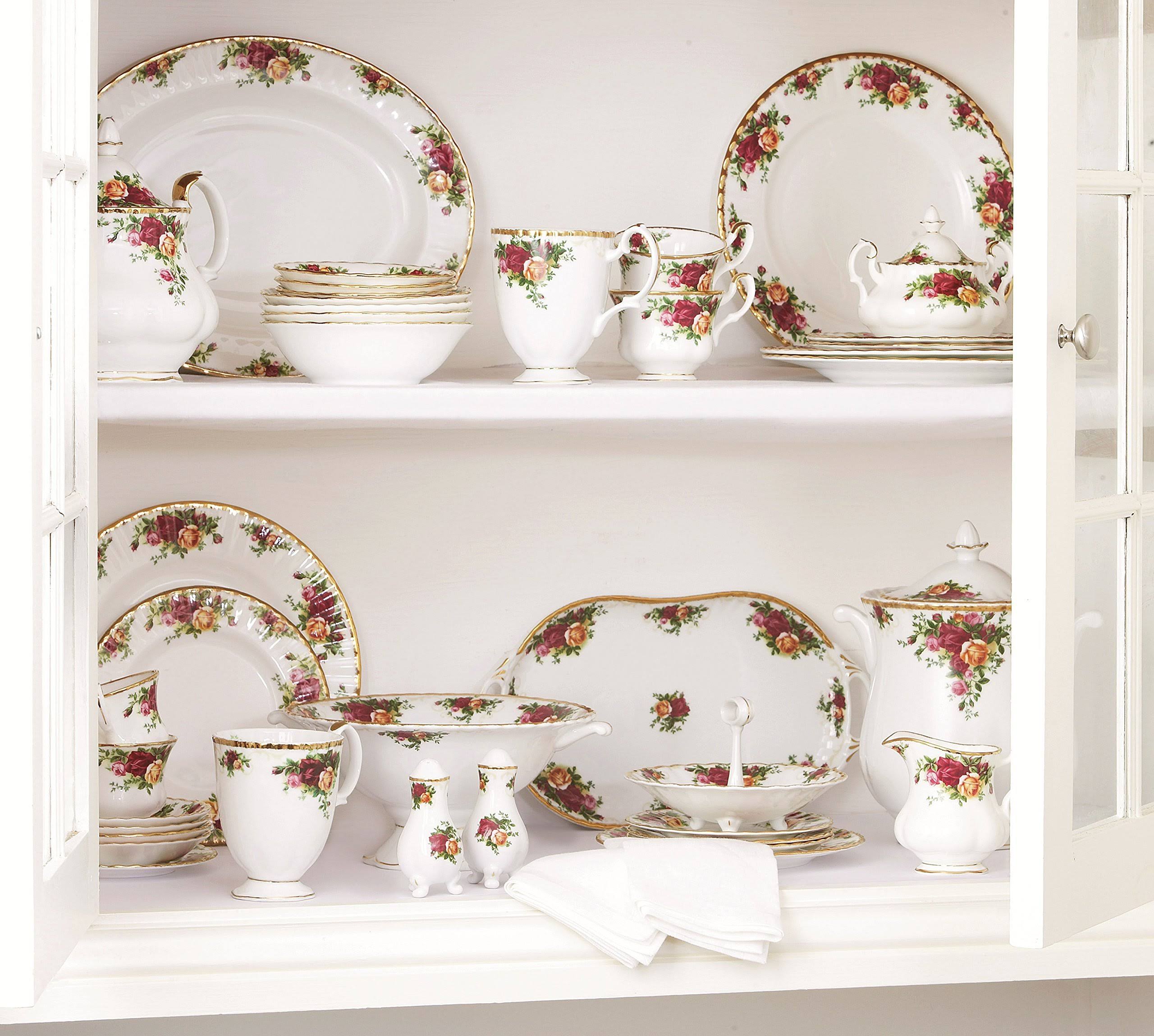 Royal Albert Old Country Roses 9 Piece Tea Set Completer