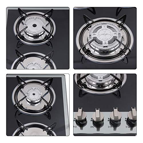 BEYANEE Gas Cooktop 30Inch, Built in Gas Stove 5 Burners, Stainless Steel Gas Hob, NG/LPG Convertible Gas Burners, Gas Range Top for Kitchen RV Outoor - Thermocouple Protection