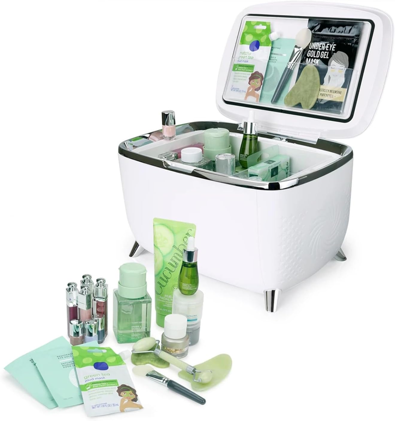 PERSONAL CHILLER Mini Skincare Fridge 6 Liter, Portable Cosmetic Fridge, Low Noise Small Refrigerator for Beauty Products, Beverage, Home, Bedroom, Dorm, Office