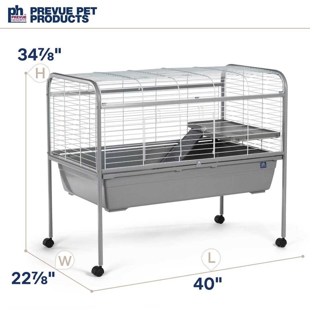 Prevue Pet Products Jumbo Small Animal Home with Rolling Stand 532 - Pet Supplies online store