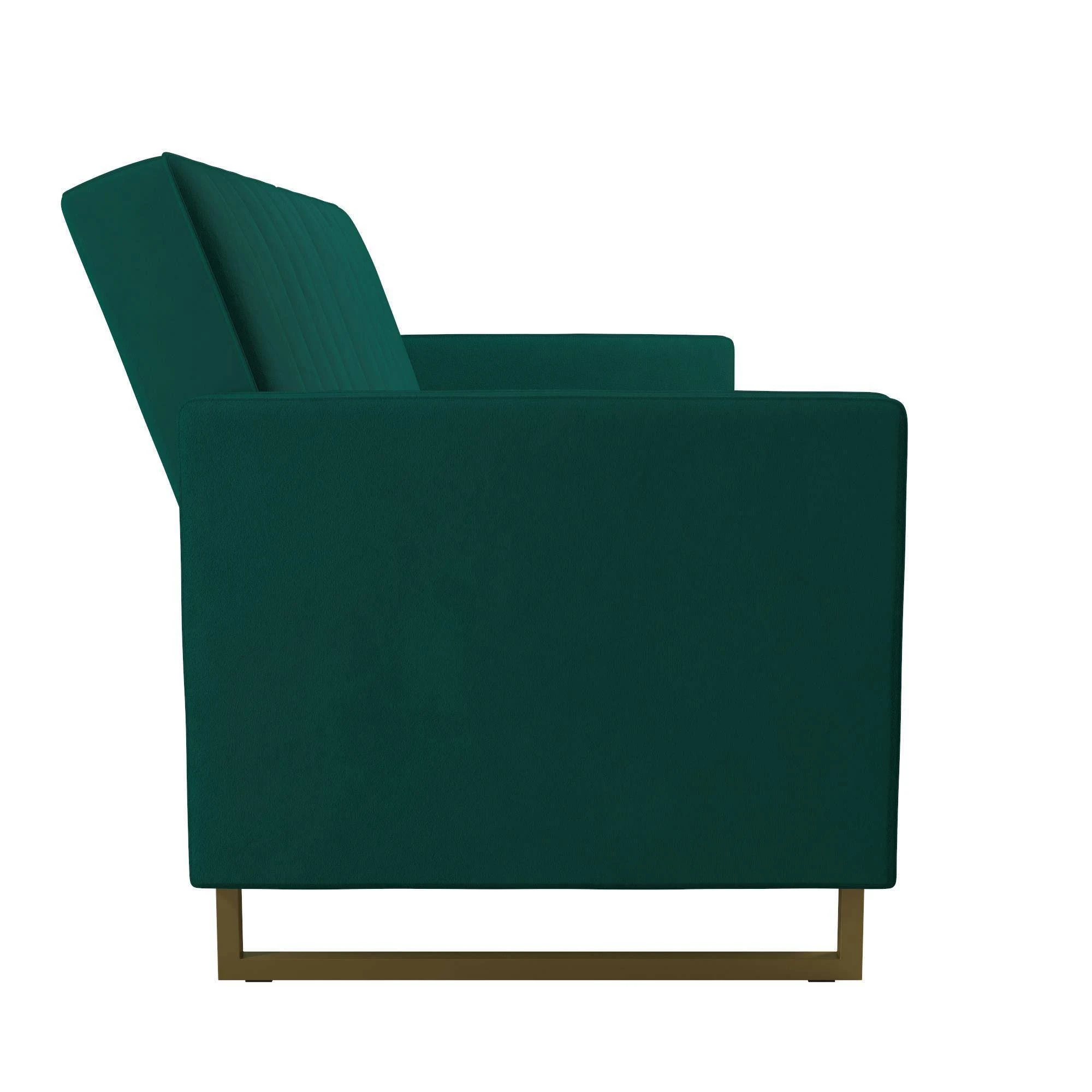 Novogratz Skylar Coil Futon (Green)
