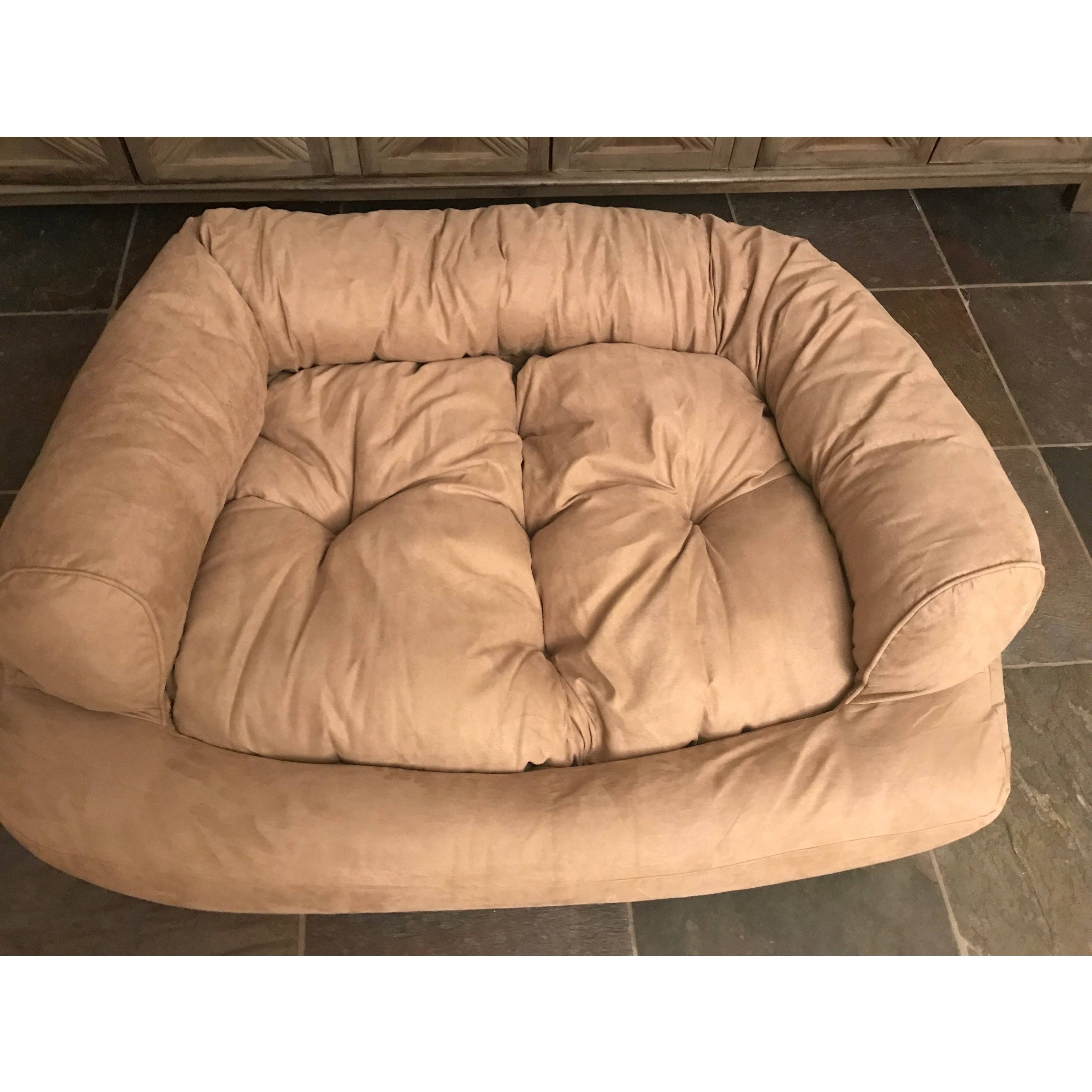 Snoozer Overstuffed Luxury Pet Sofa Large Anthracite
