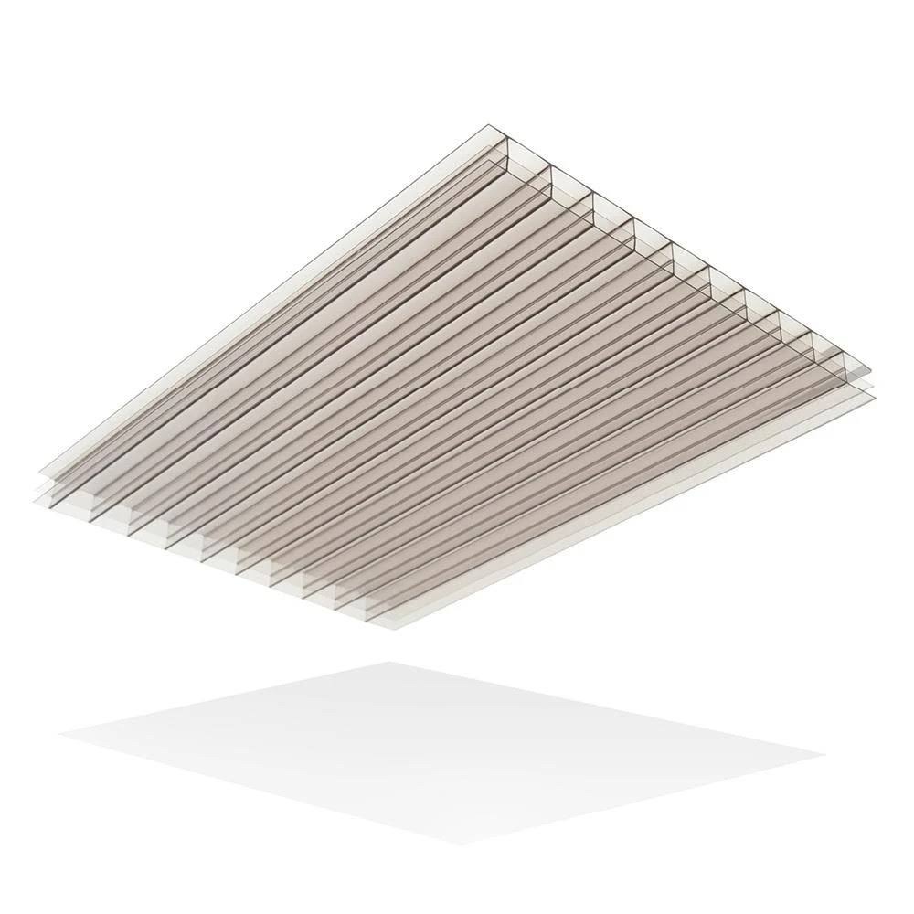 Lexan Polycarbonate Sheet 48 in. x 96 in. x 1/4 in. Shatter Resistant Tinted