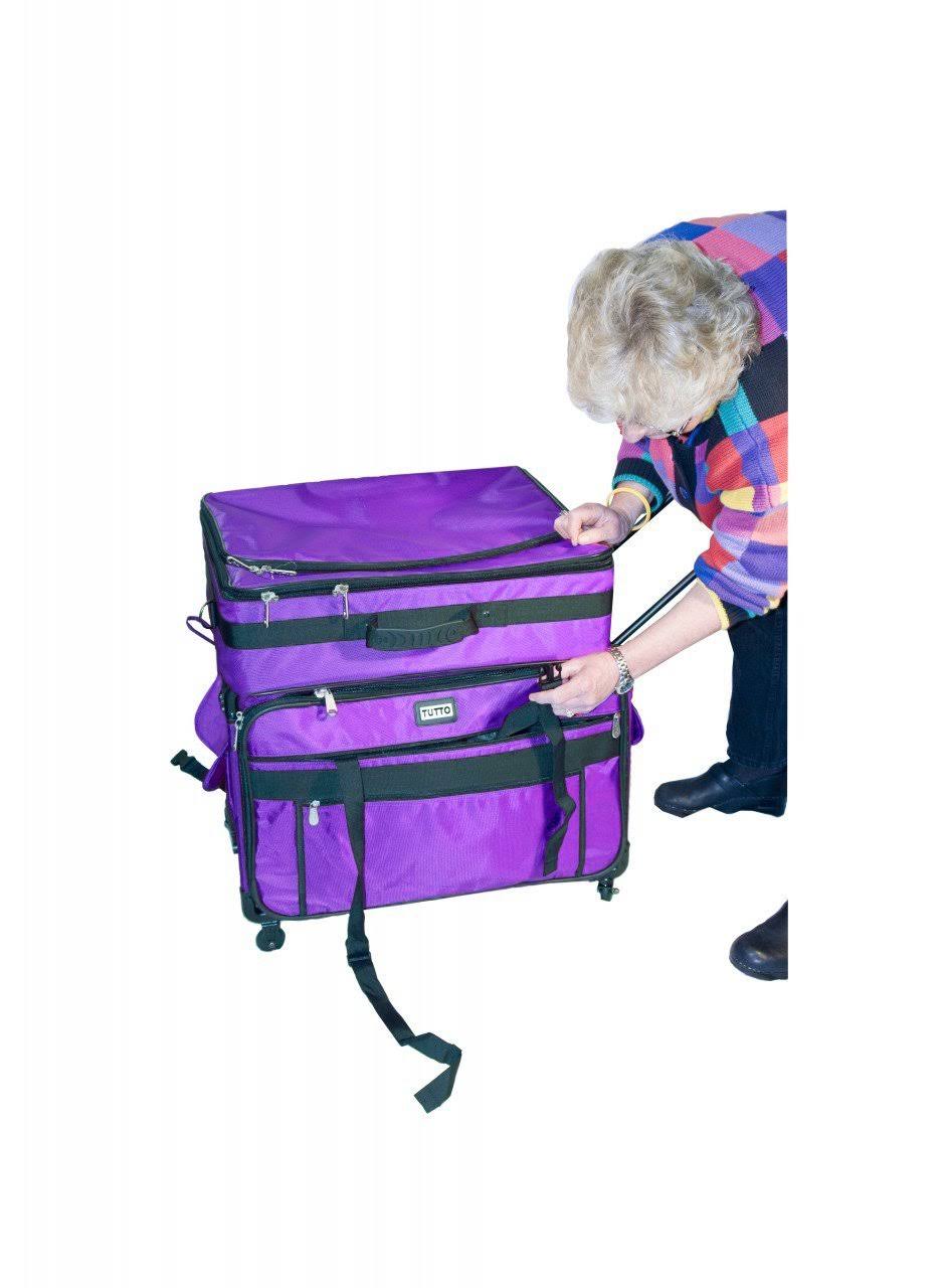 Tutto Machine on Wheels Case 27x22X16.25x22X14x22 Purple