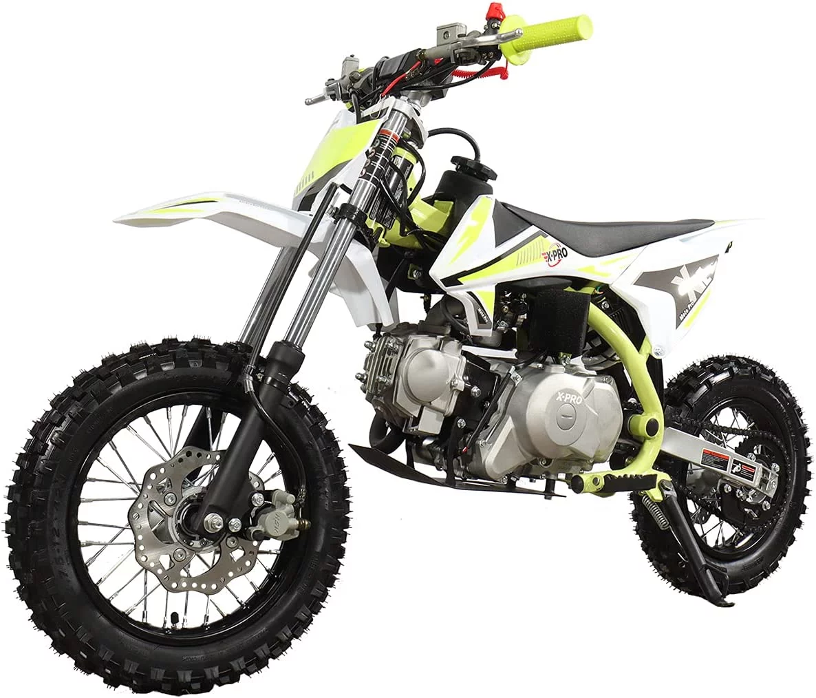 X-Pro Brand New 110cc Dirt Bike, Automatic Transmission Electric Start Chain Drive 12"/10" Wheels - Curated Treasures Market