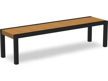 POLYWOOD Mod Bench - Satin White/White