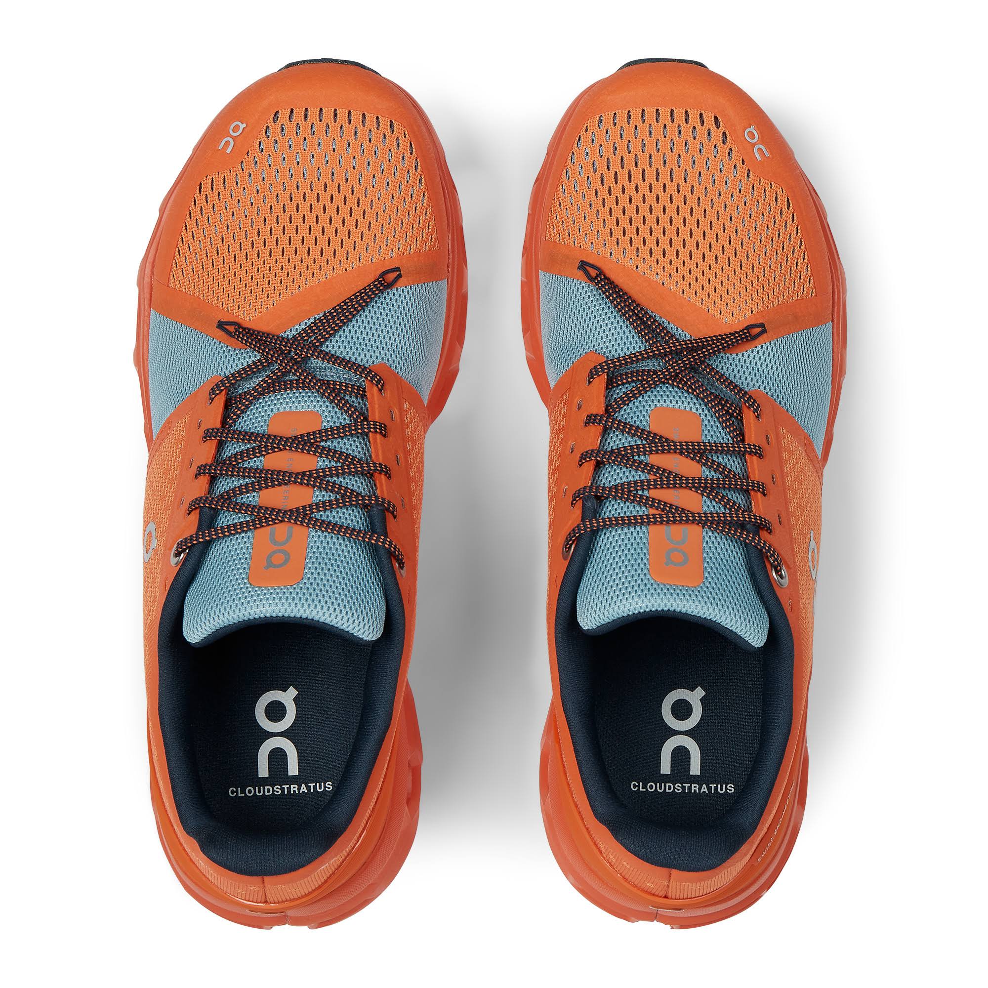 on Running Men&s Cloudstratus Orange/Wash / 7 / M