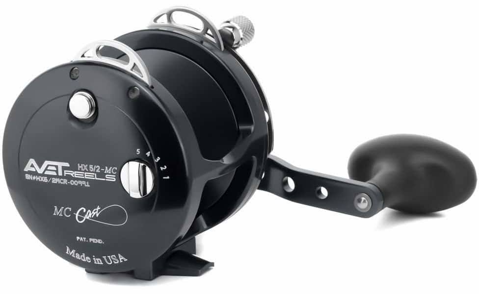 Avet HX 5/2 MC Two-Speed Lever Drag Casting Reels Black
