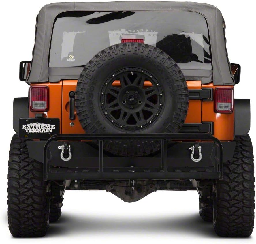 RedRock Hitch Mounted Cargo Rack; 12-Inch XL Compatible with 07-22 Jeep Wrangler JK & JL