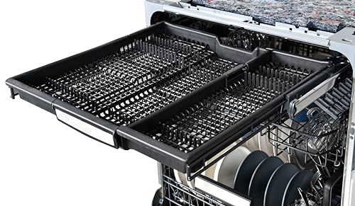 Kenmore 24" Built-In Stainless Steel Tub Dishwasher with EasyFlex 3rd Rack, SmartWash, UltraWash Plus, TurboDry, and MoreSpace Adjustable Rack, Energy Star Certified