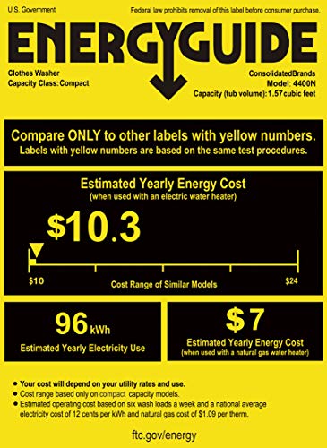 Conserv 24" Compact Combo Washer Dryer Winterize Quiet Vented/Ventless Dry 110V