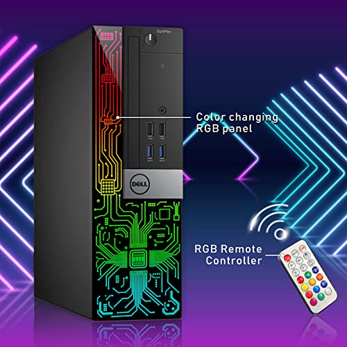 Dell OptiPlex 5050 Desktop Computers with 24 inch Monitor PC Bundle, 16GB DDR4 Ram 512GB M.2 NVMe SSD, WiFi, Bluetooth, i5-6500 3.2GHz, HDMI, Windows 10 Pro (Renewed)