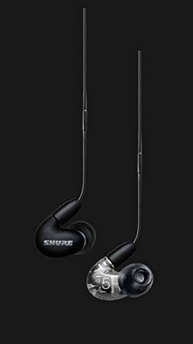 Shure AONIC 5 Wired Sound Isolating Earbuds, Detachable Cable, Durable Quality