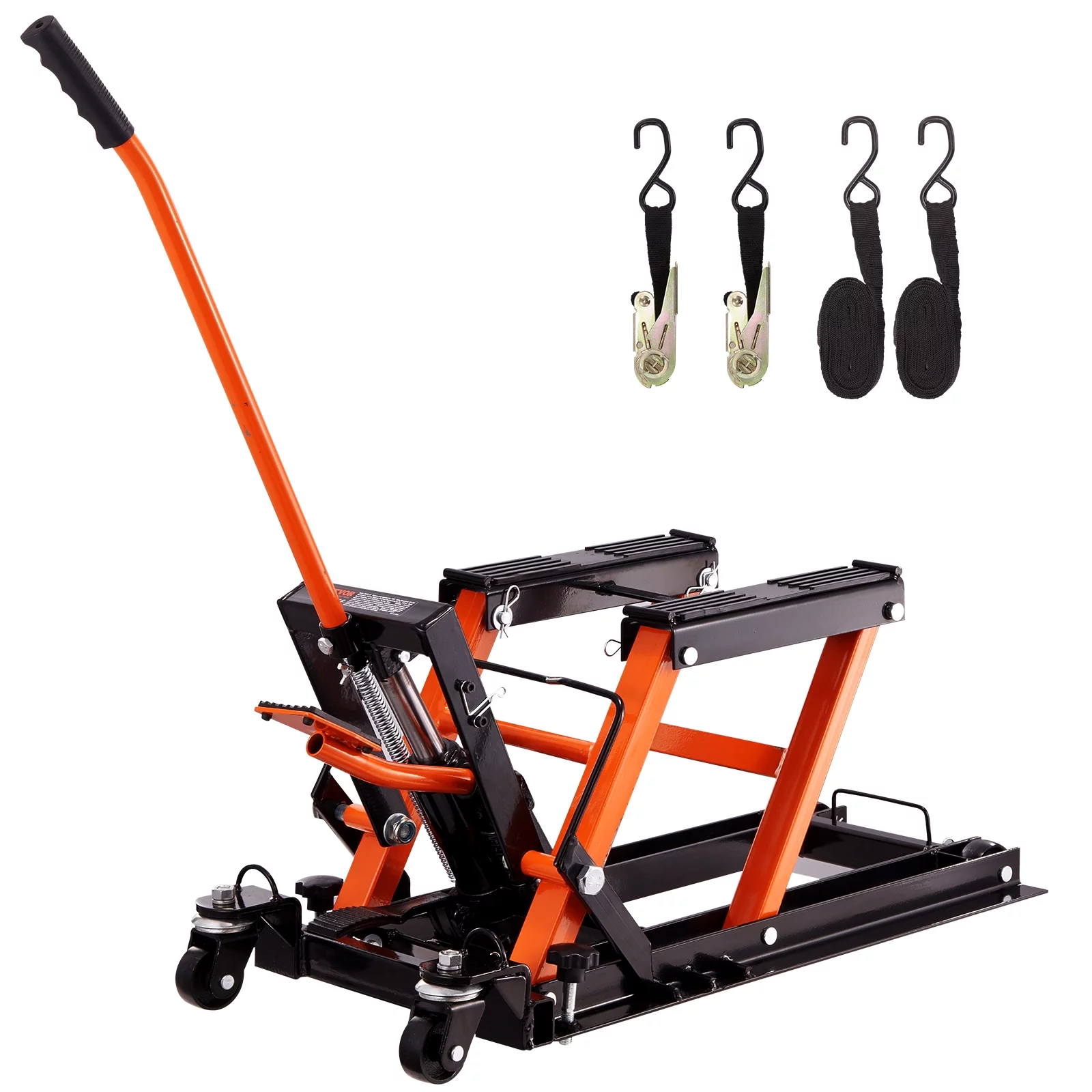 SKYSHALO  1500 LB  Hydraulic Motorcycle ATV Lift Jack Hydraulic Pump Hoist Jack ATV Dirt Bike Stand