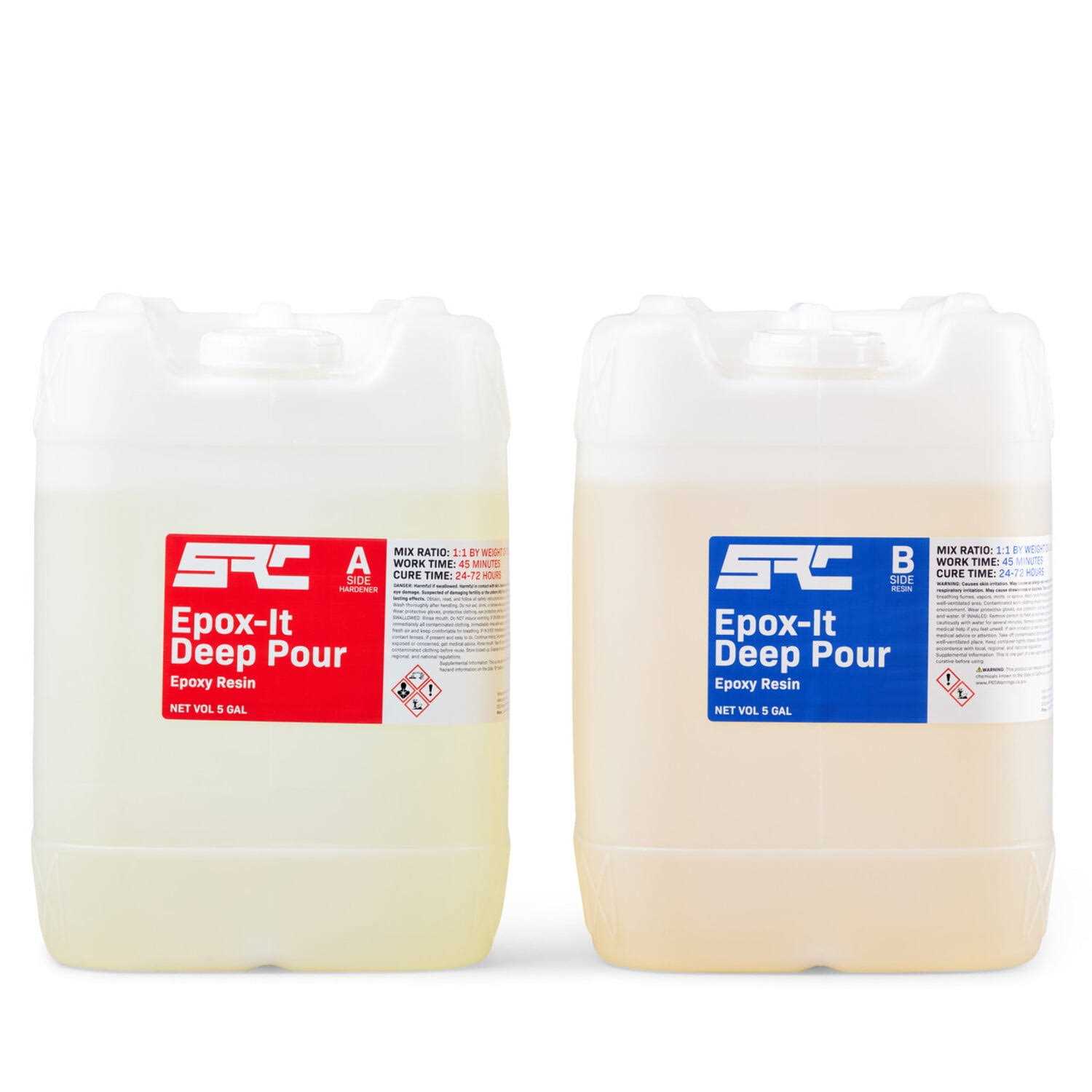 Specialty Resin &amp; Chemical Epox-It Deep Pour 1 gallon Kit Crystal Clear Epoxy - Shop Hardware Tools Online Store