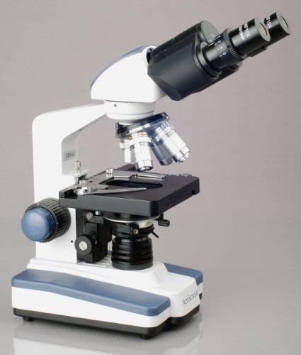 Amscope 40X-2500X LED Digital Binocular Compound Microscope W 3D Stage + 5MP USB Camera