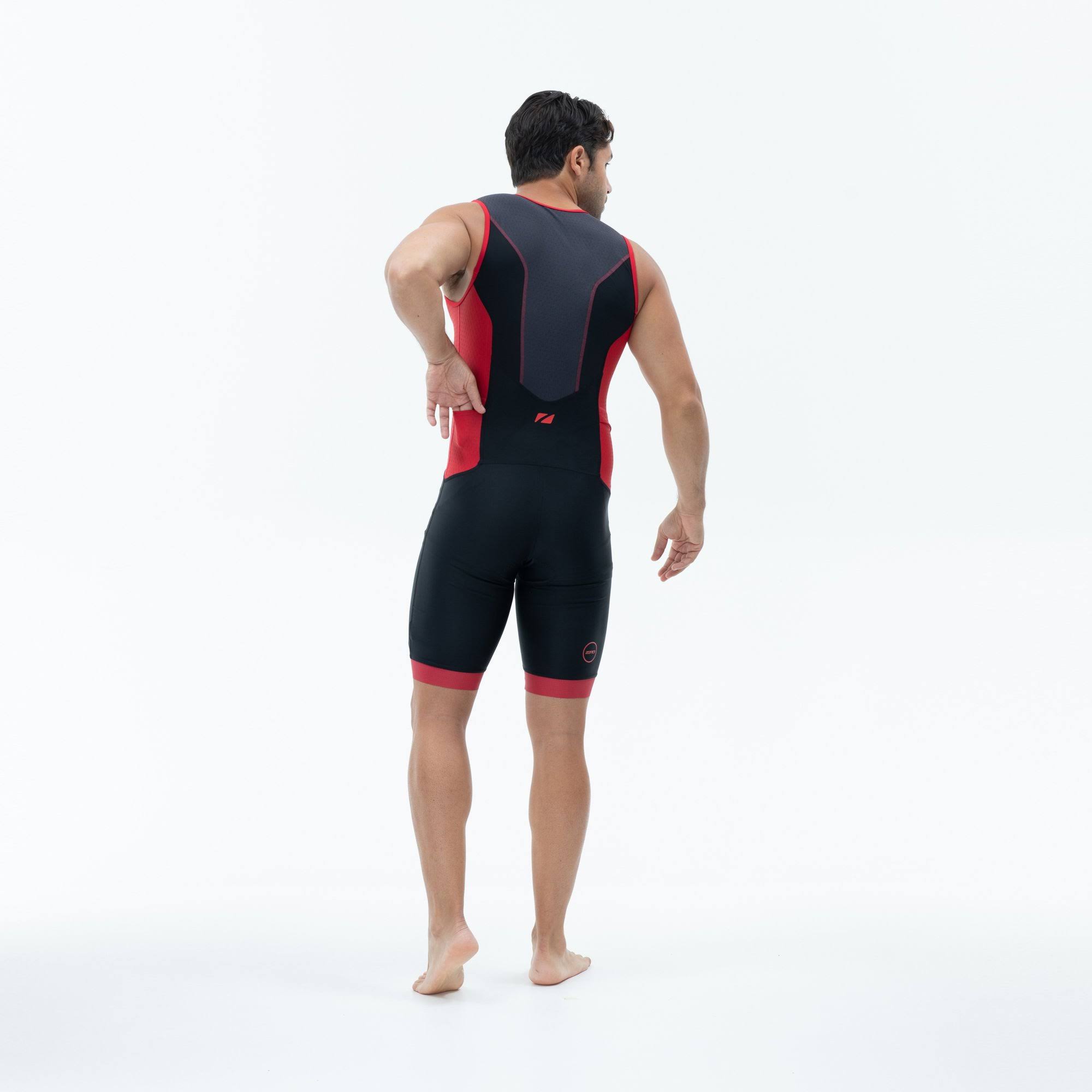 Zone3 Men&s AquaFlo Plus Tri Suit - 2020 - M - Black/Red