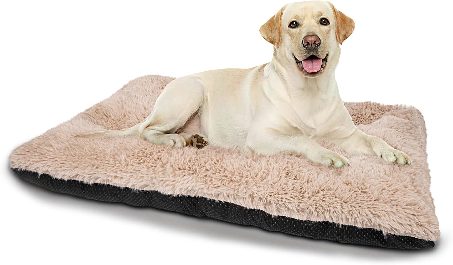 JOEJOY Large Dog Bed Crate Pad, Dog Beds for Large Dogs,Ultra Soft Calming Washable Non-Slip Kennel Crate Pad Mat for Extra Large Medium Small Dogs&Cats Sleeping and Anti Anxiety