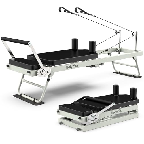 Pro 75" Pilates Reformer Machine, Foldable Pilates Machine Equipment Up to 400LBS, Pilates Equipment for Home Workout