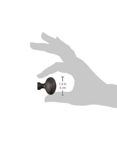 Amerock BP53014-25PACK Allison Value Hardware 1-3/8 inch Long Oval Cabinet Knob Oil Rubbed Bronze