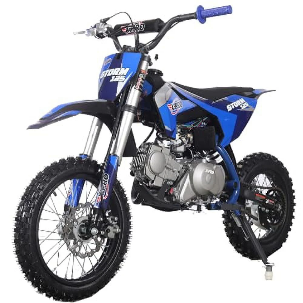 X-PRO Brand New 125cc Dirt Bike with Automatic Transmission, Electric Start, Big 14/12 Tires