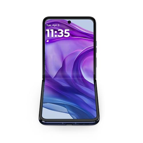 Motorola razr+ | 2024 | Unlocked | Made for US 12/256 | 50MP Camera | Midnight Blue (Renewed)